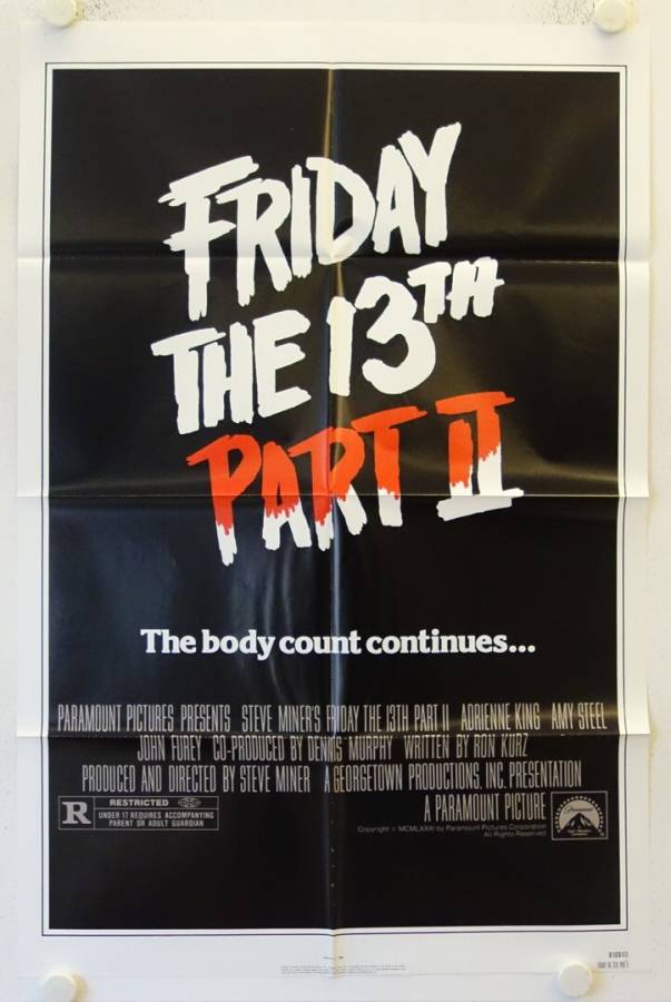 Freitag der 13. - Jason kehrt zurück originales US Onesheet Filmplakat